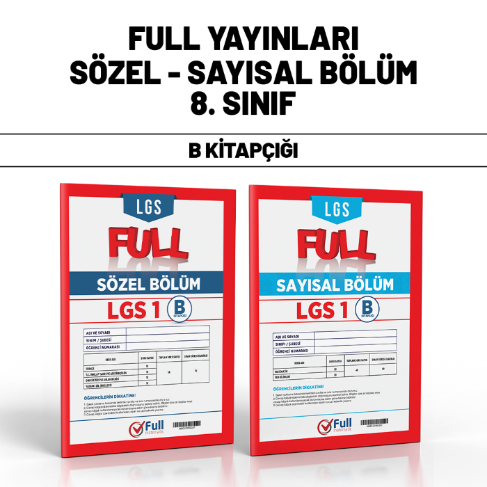 FULL 08.SINIF DENEME SINAVI SY/SZ 1-B - 25-26